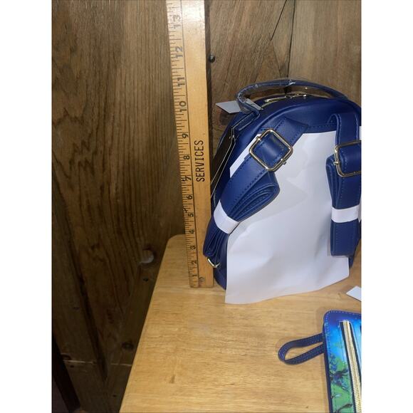 Loungefly Disney The Little Mermaid Silhouette Mini Backpack With Wallet - Picture 10 of 11